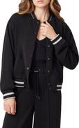 Scotch & Soda Stripe Trim Bomber Jacket