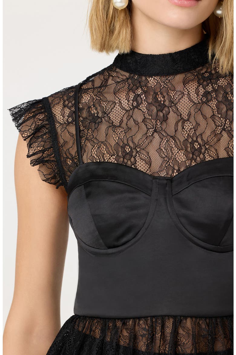 Katarina Corset Top, Alternate, color, BLACK