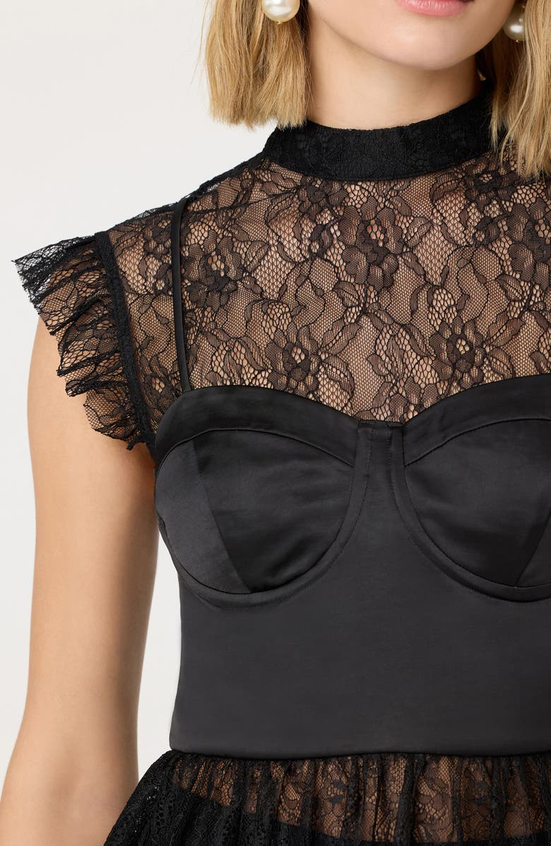 ASTR the Label Katarina Corset Top, Alternate, color, Black