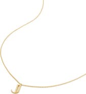 Monica Vinader Initial Pendant Necklace