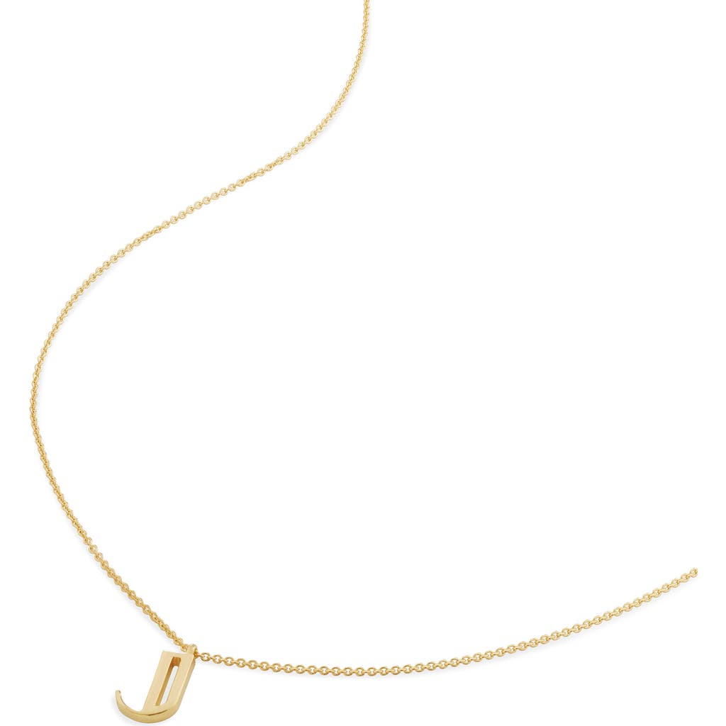 Monica Vinader Initial Pendant Necklace