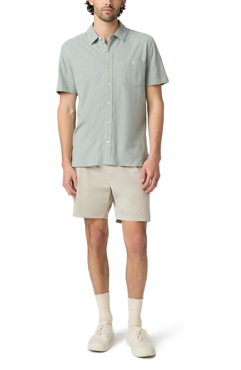 PAIGE Elijah Stretch Cotton Shorts, Alternate, color, Shallow