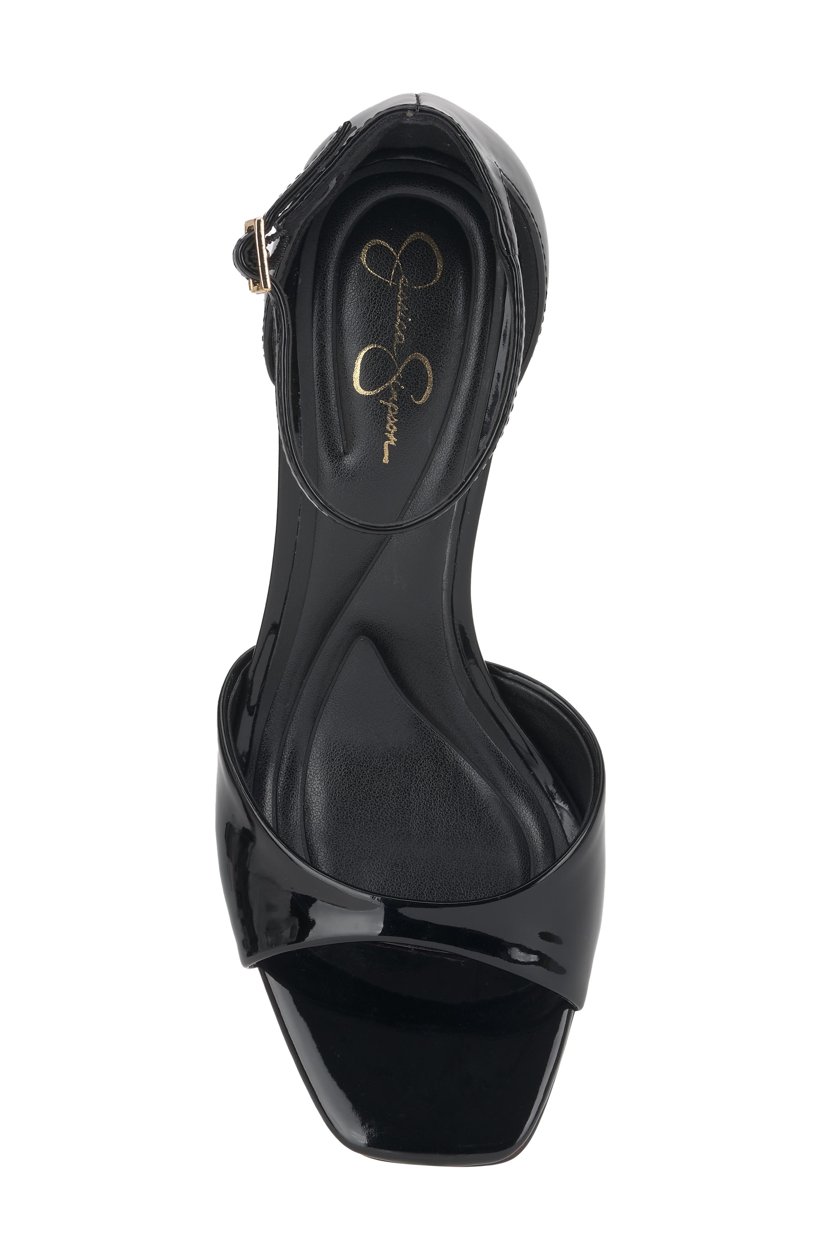 Rovena Ankle Strap Sandal, Alternate, color, BLACK