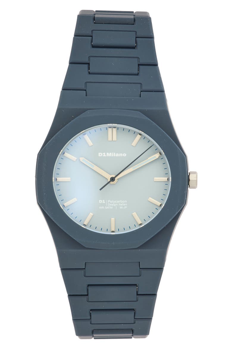 After Dark Polycarbon Watch, 40.5mm, Main, color, DARK BLUE