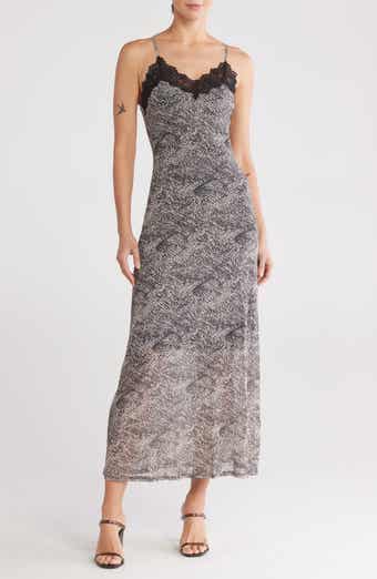 Lovestitch Lace Trim Maxi Dress