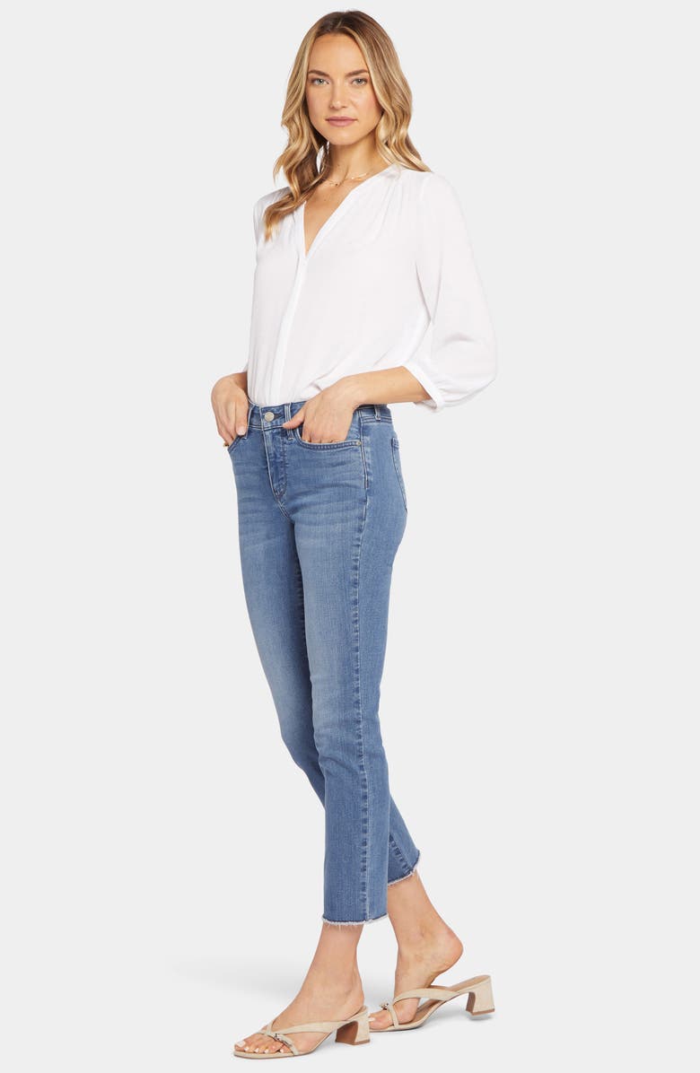 NYDJ Sheri Ankle Fray Hem Slim Jeans, Alternate, color, 