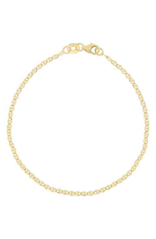 Bony Levy 14k Gold Flat Link Chain Bracelet In Gold