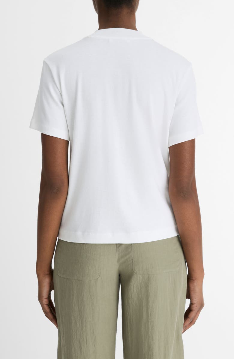 Vince Pima Cotton Mock Neck T-Shirt, Alternate, color, 