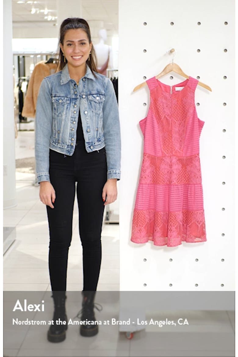 Shayna Mixed Lace Dress video