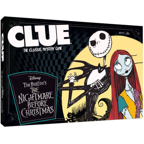 Nightmare Before Christmas Tim Burton Board Game, Ages 8+