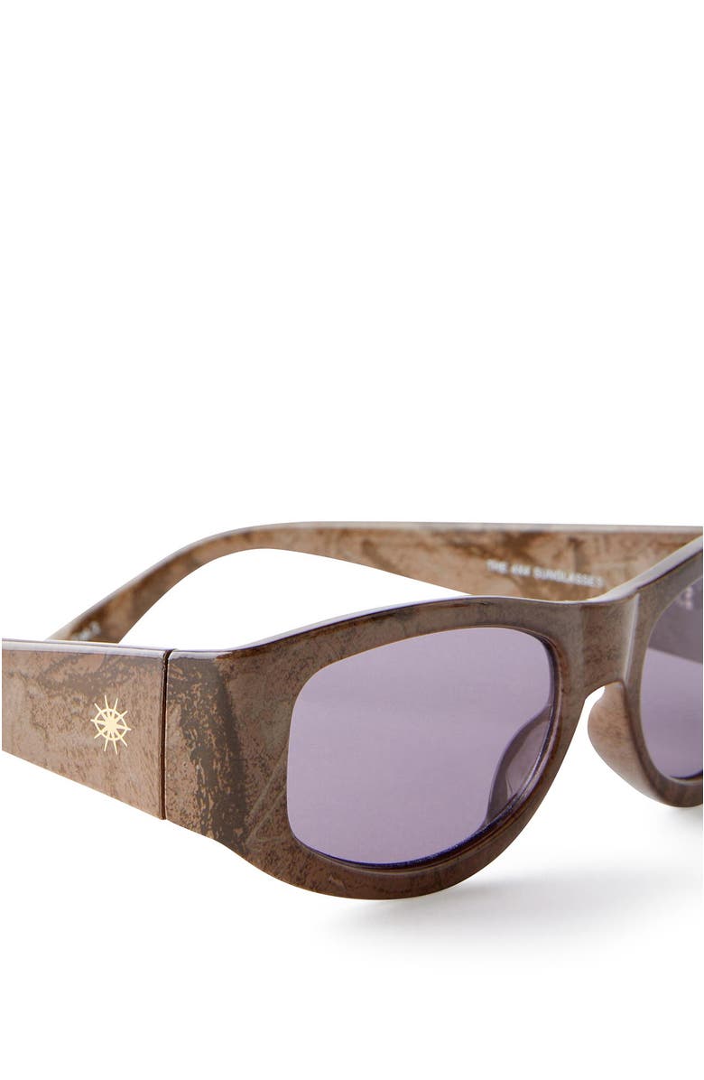 Cotton On Men's The 4X4 Sunglasses, Alternate, color, Camo Purple