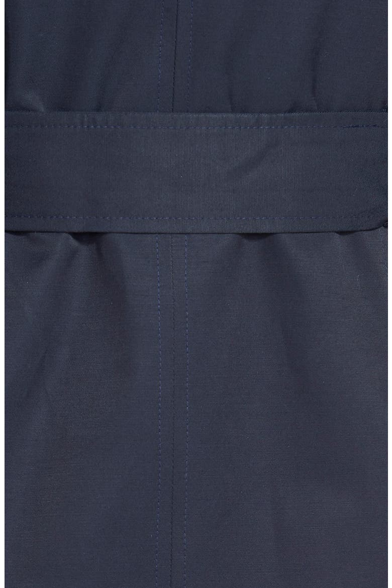 Belted Wrap Raincoat, Alternate, color, INK NAVY