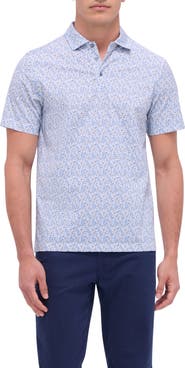Bugatchi Victor OoohCotton® Barware Print Polo