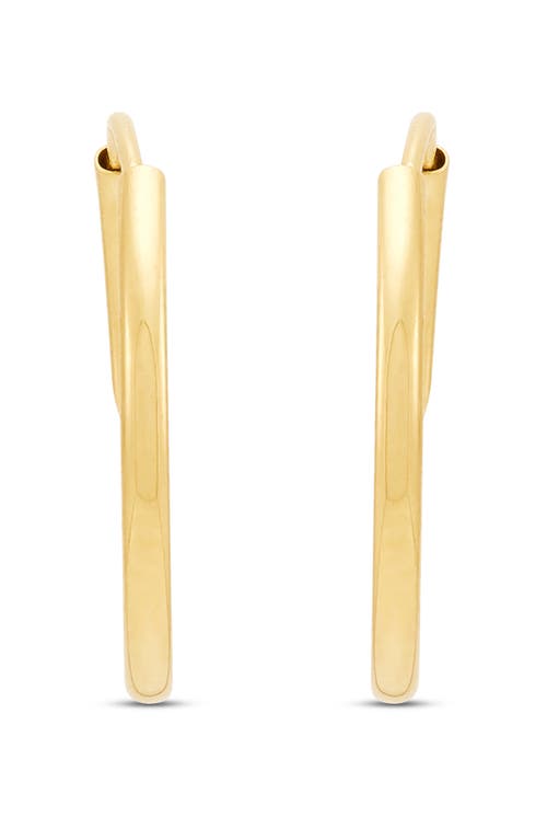 Frankie & Zoe Endless Huggie Hoop Earrings In Gold