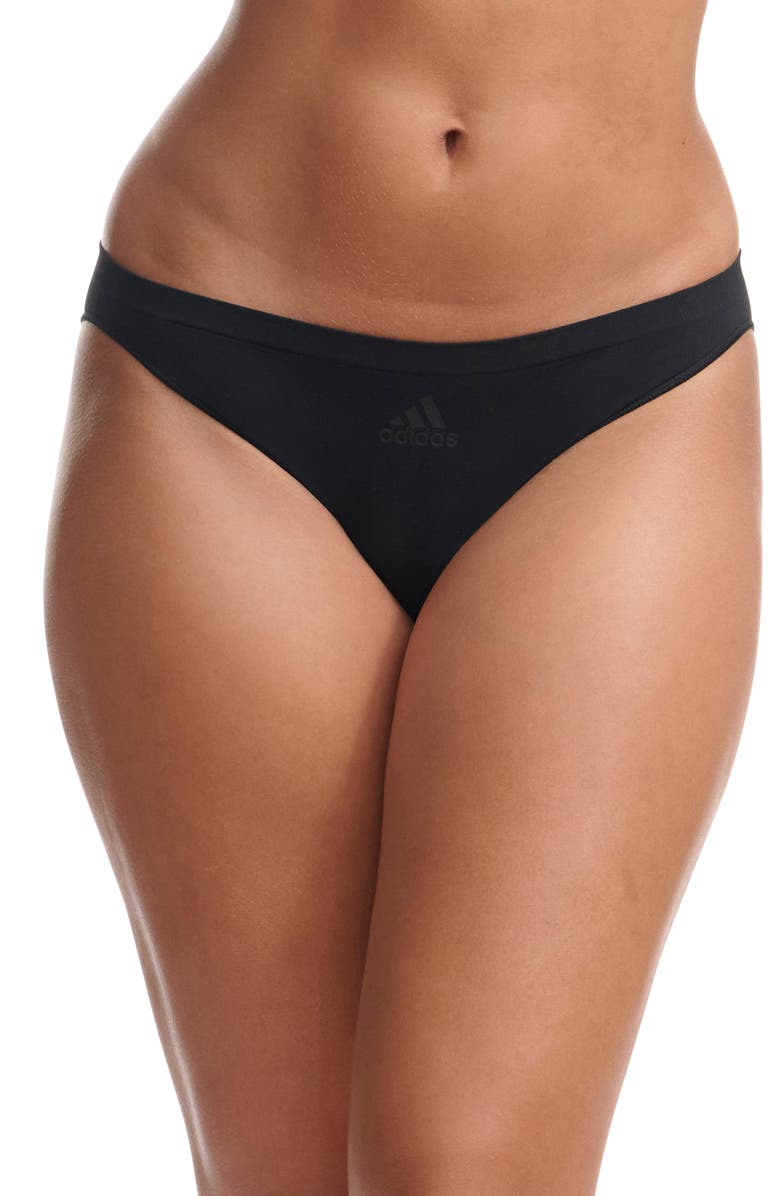 adidas Originals 2-Pack Bikini Briefs, Alternate, color, Black-Black