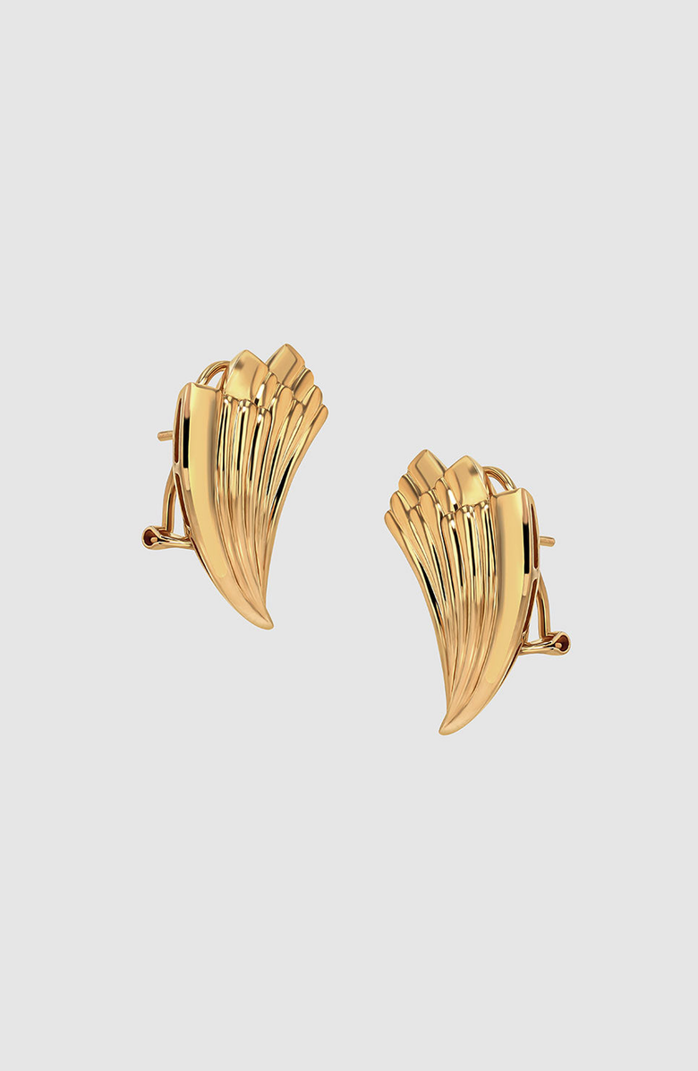 ANINE BING Fan Earrings, Alternate, color,