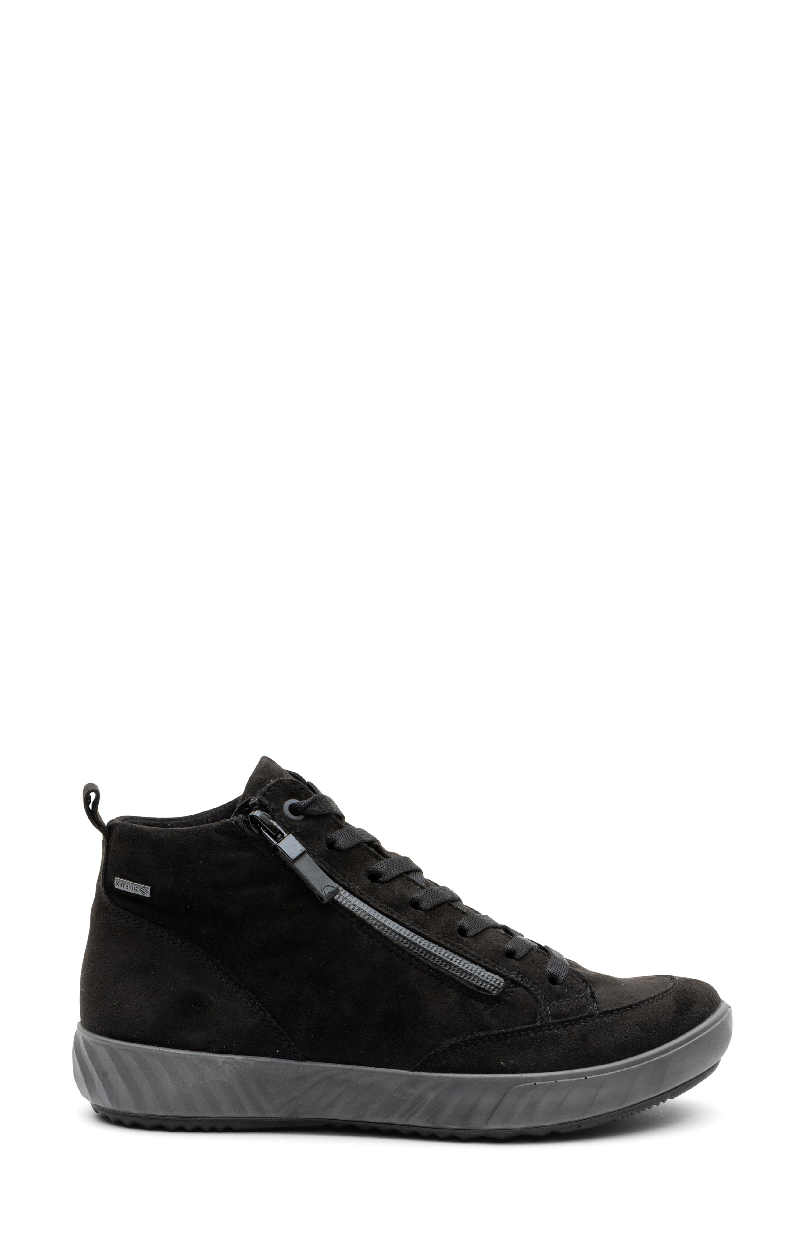 ara Adrienne Waterproof Sneaker, Alternate, color, Black