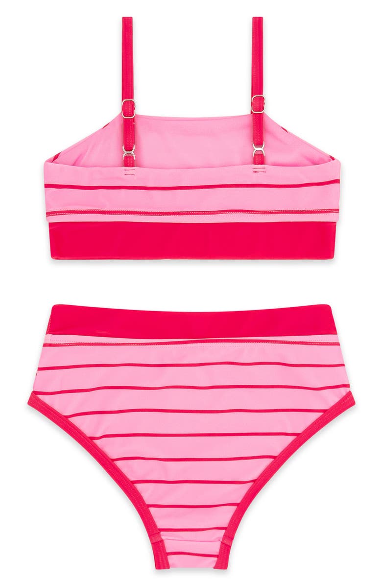 Feather 4 Arrow Kids' Block Party UPF 50+ Two-Piece Swimsuit, Alternate, color,