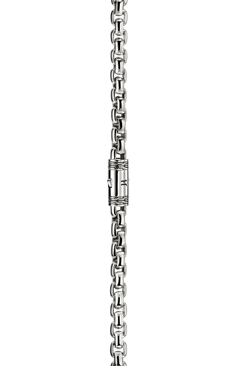 John Hardy Box Chain Necklace, Alternate, color, Silver