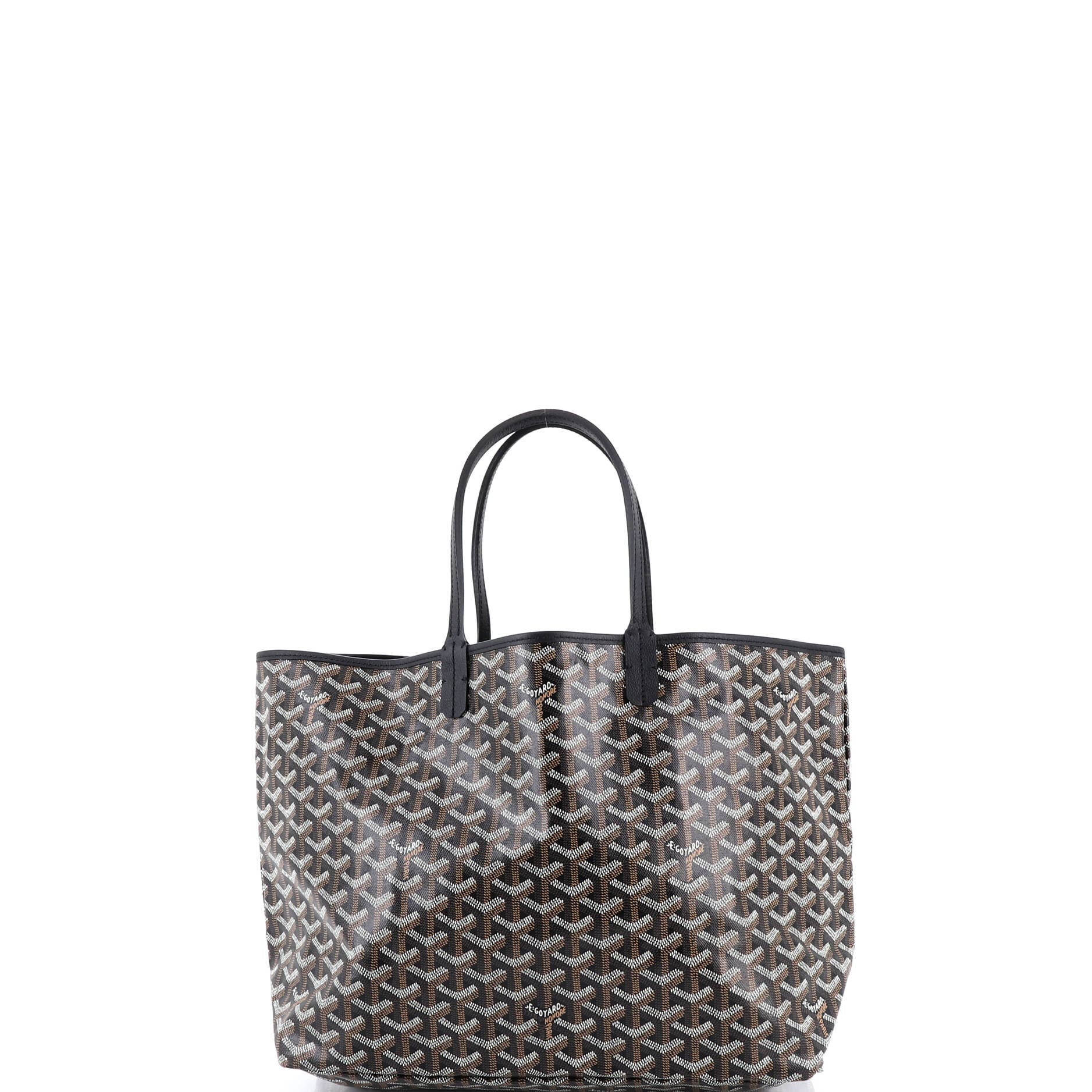 Pre-Owned Goyard Saint Louis Tote Coated Canvas PM, Alternate, color, Black