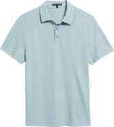 Robert Barakett Newman Textured Cotton Blend Polo