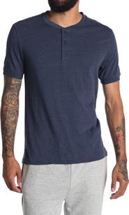 UNSIMPLY STITCHED Supersoft Short Sleeve Knit Henley