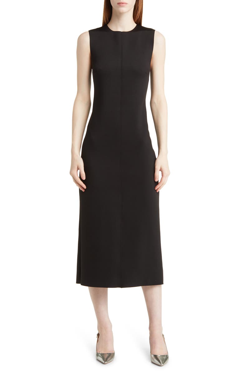 Nordstrom Sleeveless Sculpted Scuba Knit Dress, Main, color, 