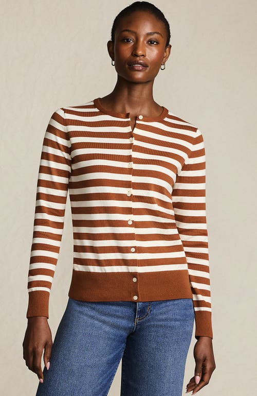 Lands' End Fine Gauge Cotton Cardigan Sweater