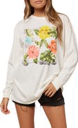 O'Neill Moon Phase Long Sleeve Cotton Graphic Tee