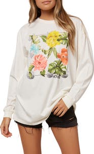 O'Neill Moon Phase Long Sleeve Cotton Graphic Tee