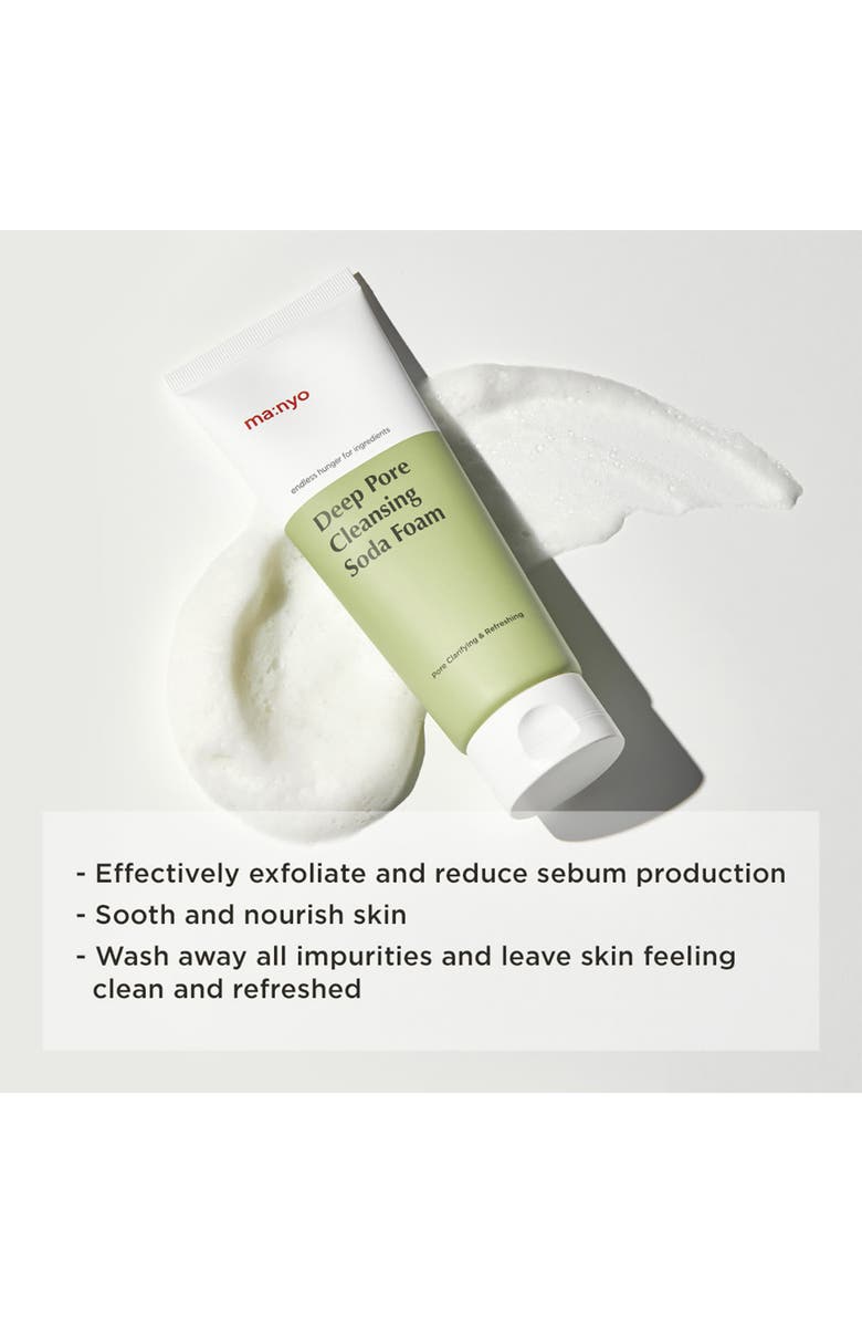 ma:nyo Deep Pore Cleansing Soda Foam, Alternate, color, Bright Green