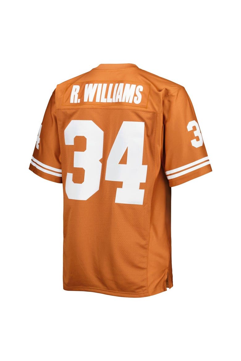 Men's Mitchell & Ness Ricky Williams Texas Orange Texas Longhorns Big & Tall Throwback Jersey, Alternate, color, Burnt Orange