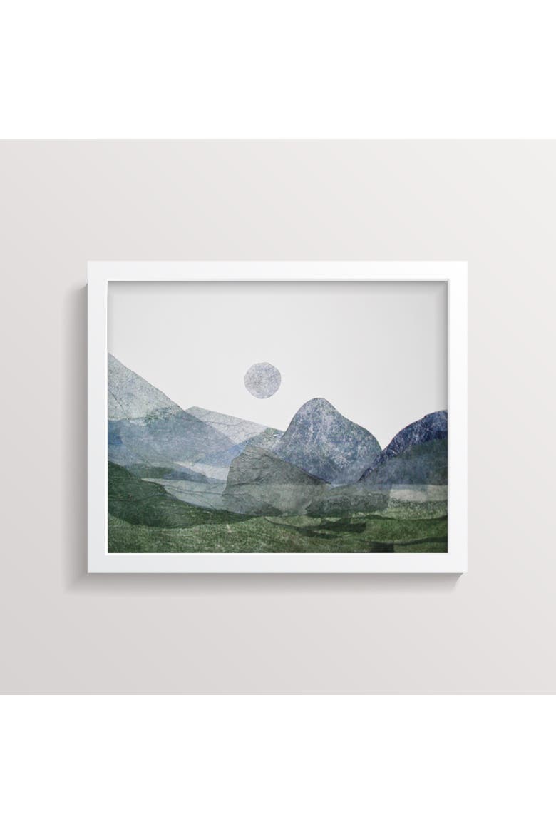 Cold Spring Framed Small Print, Main, color, Green