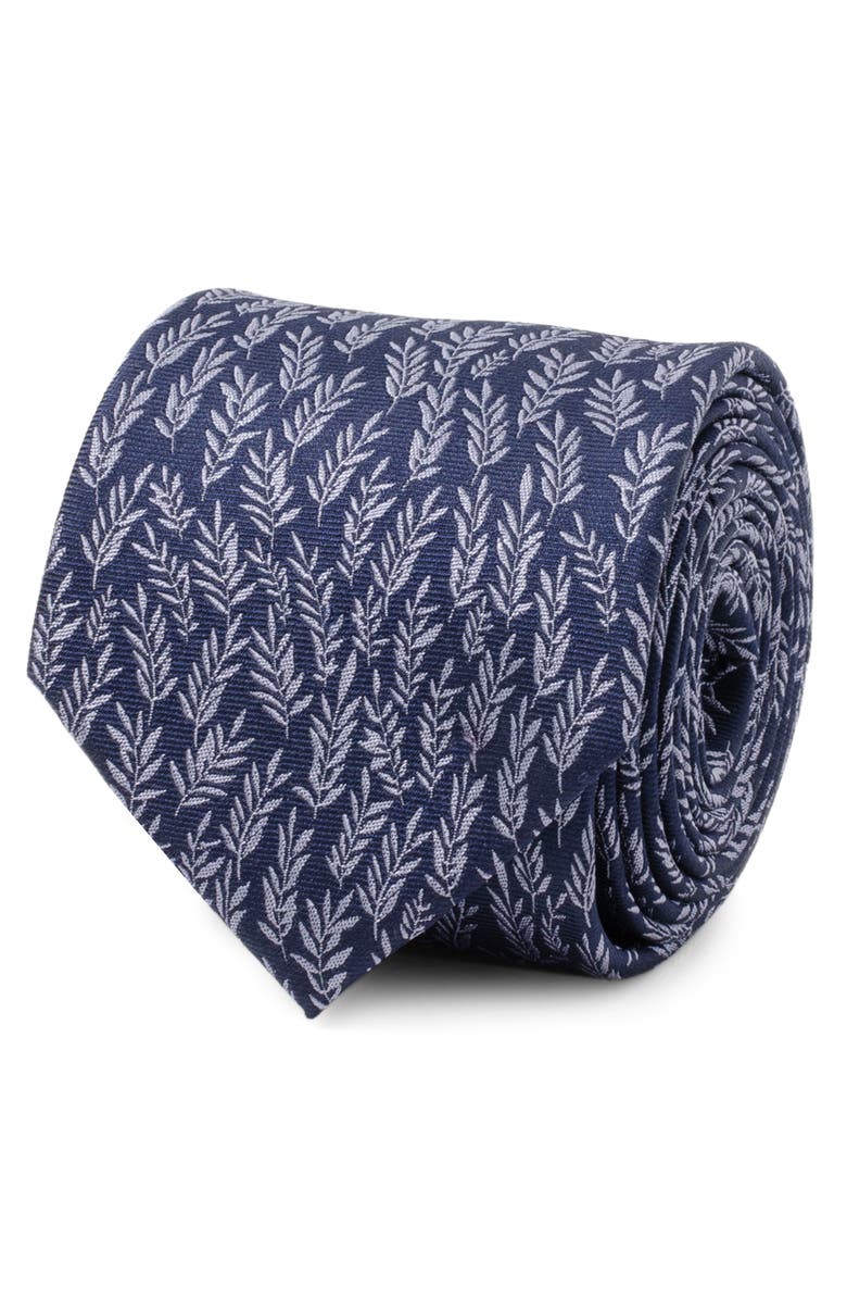Cufflinks, Inc. Blue Leaf Silk Tie, Alternate, color, Blue