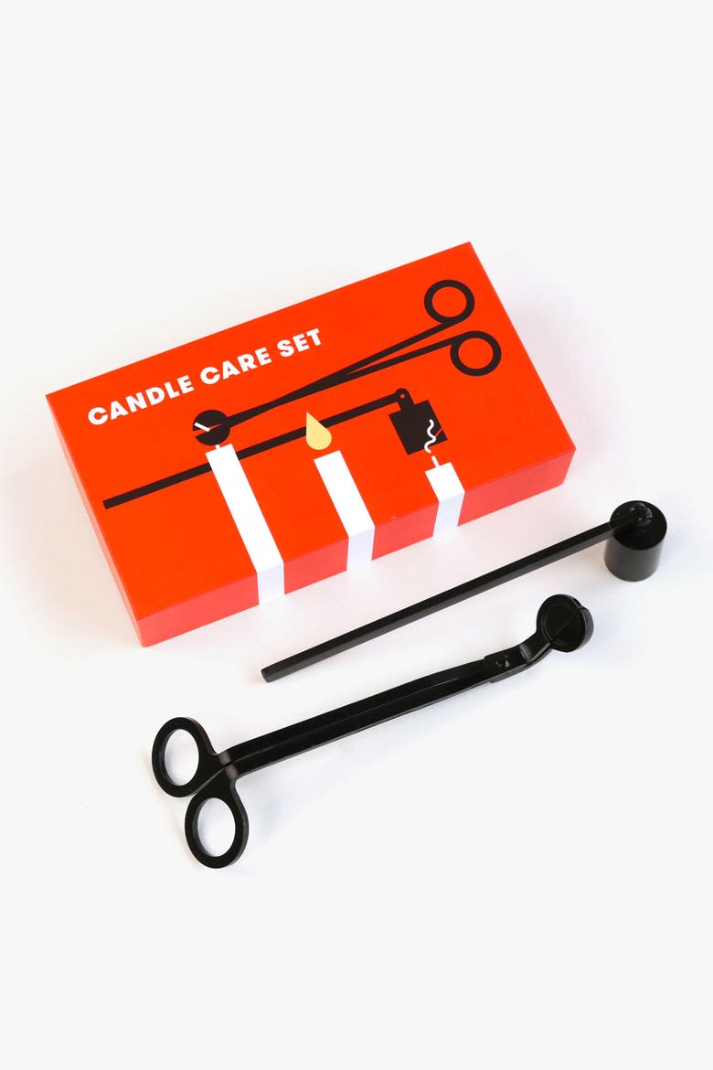 Candle Care Set, Alternate, color, Black
