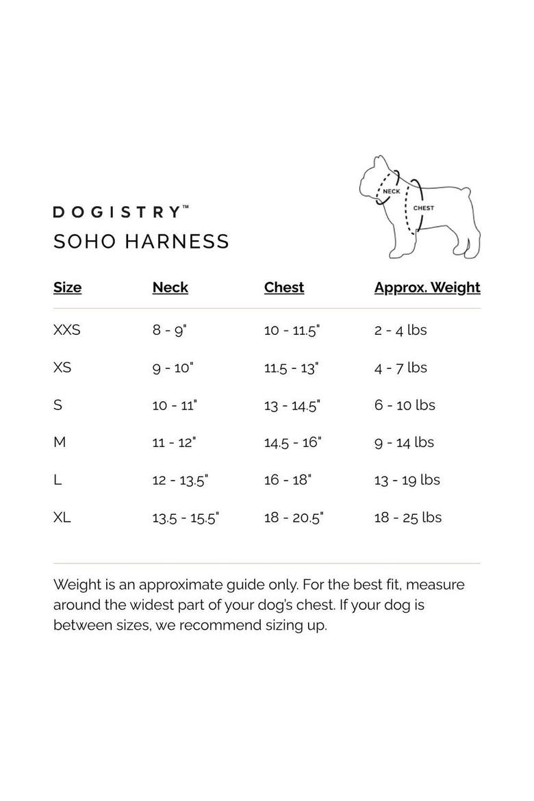 SoHo Dog Harness, Alternate, color, Park Ave Pink - Extra Large