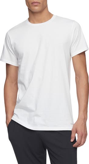 Calvin Klein 3 Pack Cotton Crewneck T Shirt White