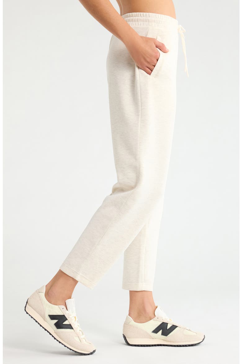 Soft Luxe Ankle Pants, Alternate, color, IVORY HEATHER- PURPLE