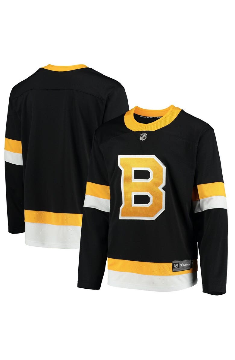 FANATICS Men's Fanatics Branded Black Boston Bruins Alternate 2018/19 Breakaway Jersey, Main, color, 