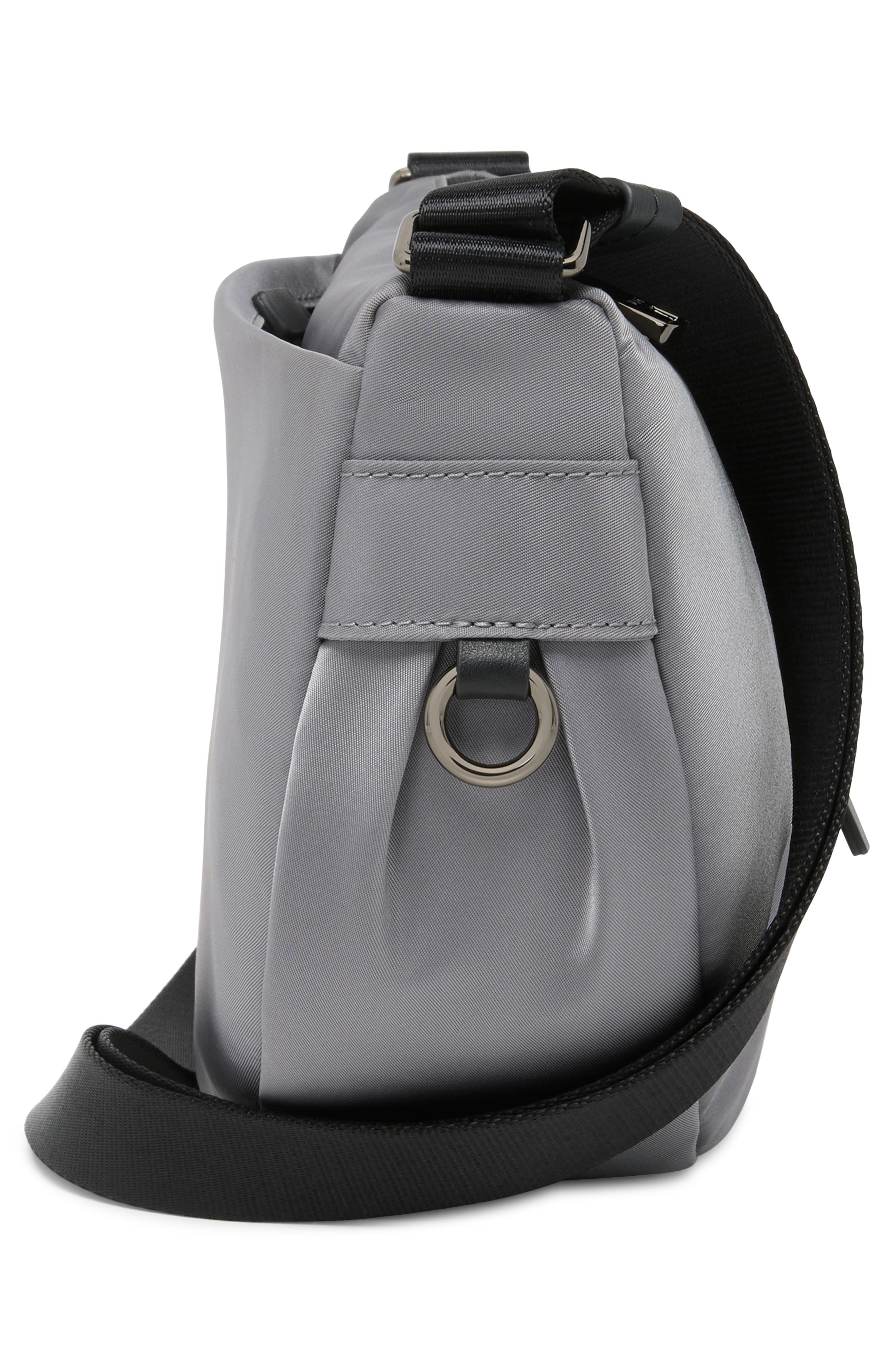 Maujer Nylon Crossbody Bag, Alternate, color, SLATE GREY