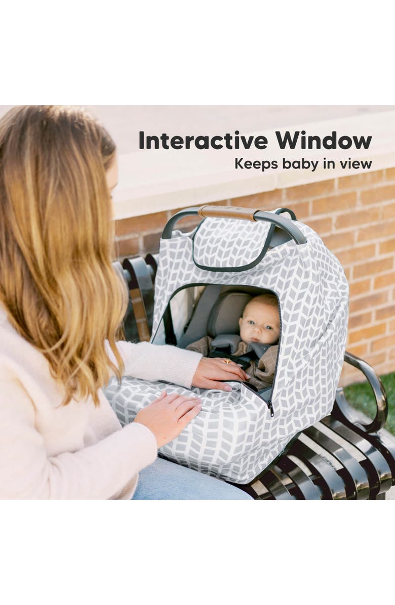 KeaBabies Warmzy Baby Car Seat Cover, Alternate, color, Kite