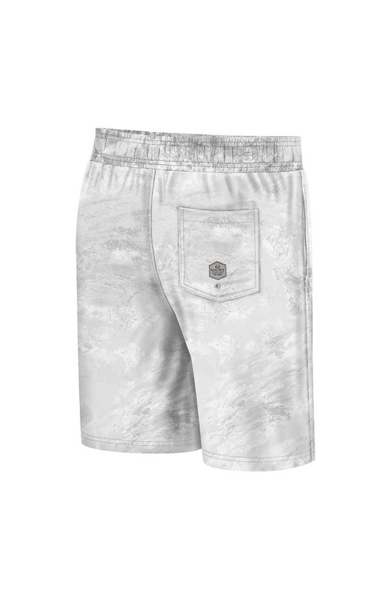 COLOSSEUM Men's Colosseum White Clemson Tigers Realtree Aspect Ohana Swim Shorts, Alternate, color,