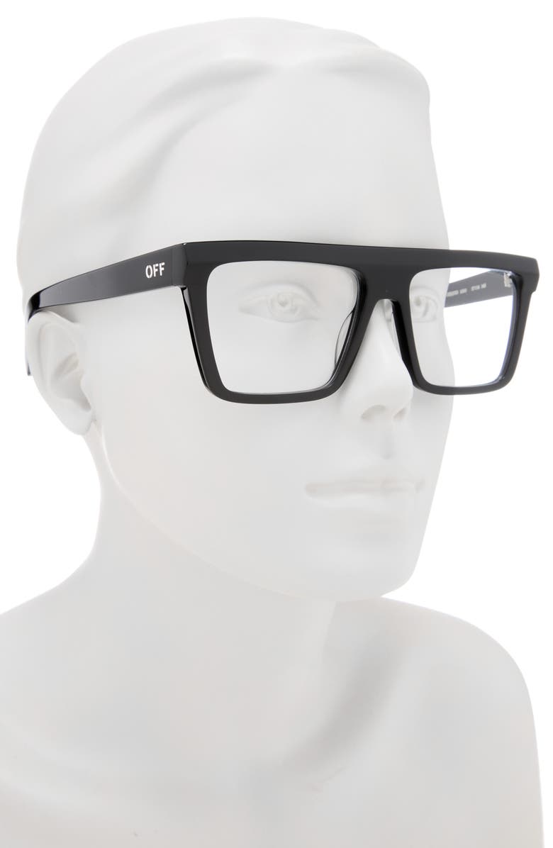 Off-White 57mm Square Reading Glasses, Alternate, color, 