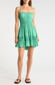 Elan Tiered Ruffle Cover-Up Sundress