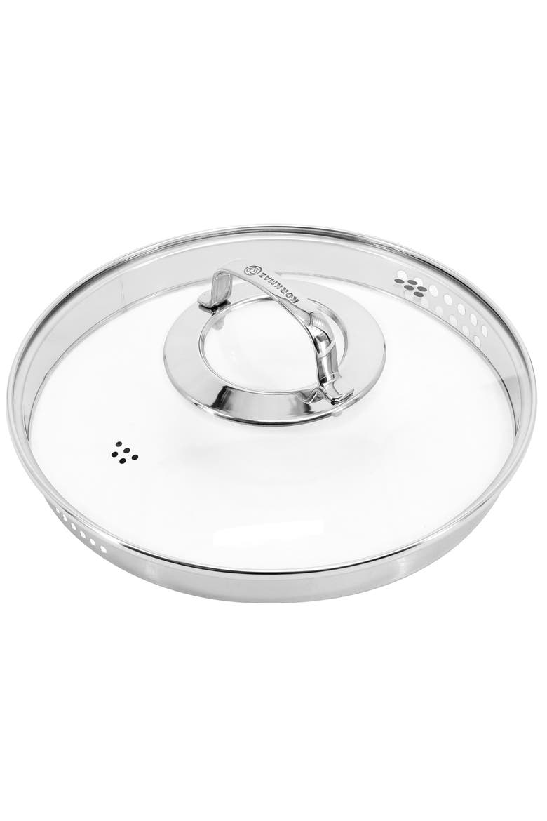 Galaksi Non Stick 9.5 Inch 5 Liter Casserole with Lid, Alternate, color, Black