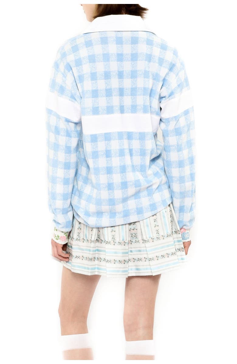 Anna Sui Gingham Terry Top, Alternate, color, 