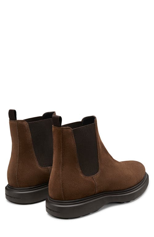 Stuart Weitzman Amos Chelsea Boot In Dark Brown
