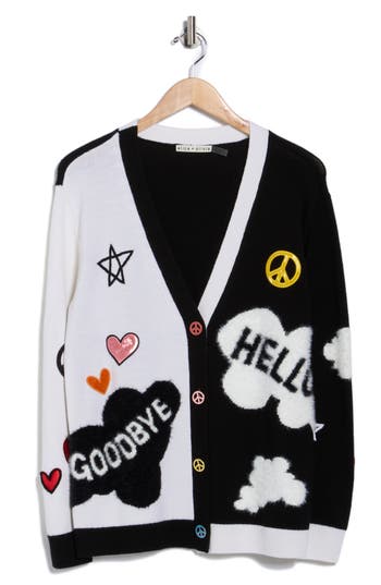 Alice And Olivia Alice + Olivia Bradford Wool Blend Cardigan