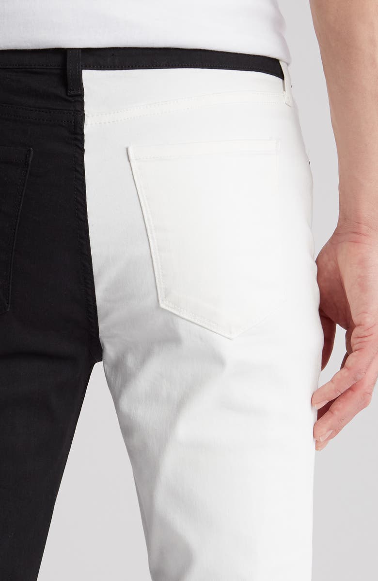 Monfrère Clint Two-Tone Bootcut Jeans, Alternate, color,