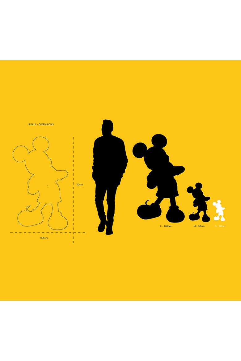 Mickey Mouse With Love Figurine, Alternate, color, Gold / Black